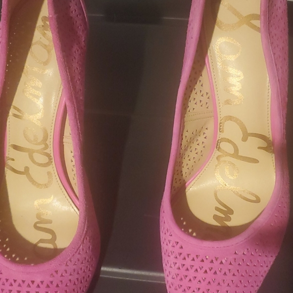 Pink suede heels - Picture 5 of 5